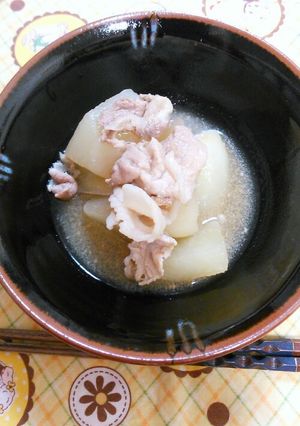 大根と豚肉の簡単煮-レシピのメイン写真