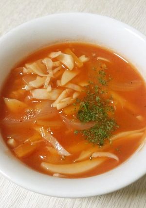 簡単食べるスープ☆具沢山ミネストローネ-レシピのメイン写真