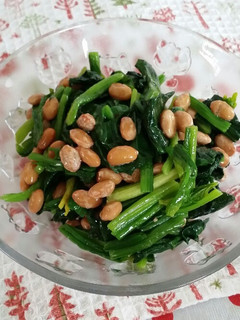 納豆ほうれん草-レシピのメイン写真