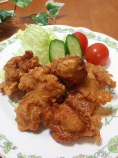 ジューシーな鶏の唐揚げ♪-レシピのメイン写真