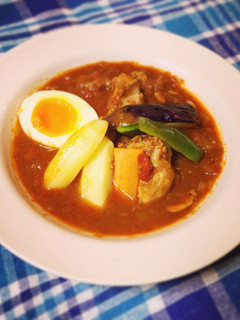 あっさりトマチキ♫ スープカレー-レシピのメイン写真