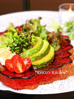 アボガド・豆腐・トマトのサラダ-レシピのメイン写真
