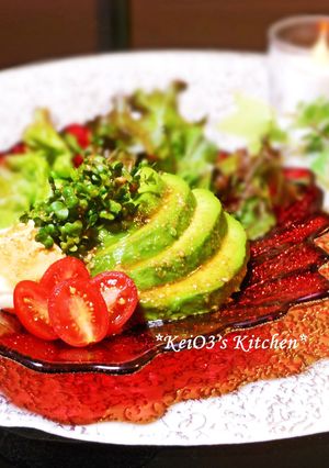 アボガド・豆腐・トマトのサラダ-レシピのメイン写真