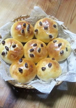 甘納豆ぱん \(★´∀`★)♪-レシピのメイン写真