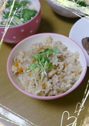 切り干し大根の煮物で炊き込みご飯-レシピのメイン写真