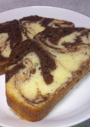 マーブルパウンドケーキ-レシピのメイン写真