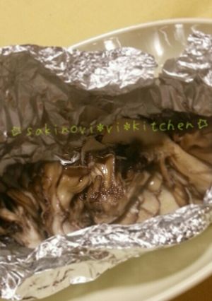 簡単おつまみ☆舞茸のホイル蒸し-レシピのメイン写真