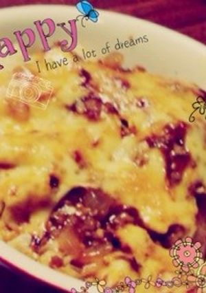 ミートソースが残ったらミートドリア-レシピのメイン写真