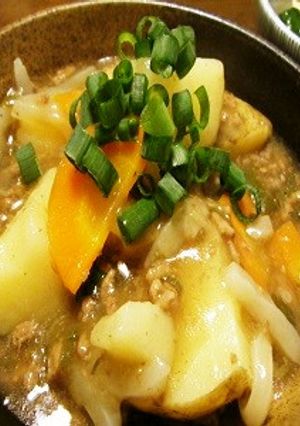 肉そぼろde新じゃがのそぼろあん❤-レシピのメイン写真