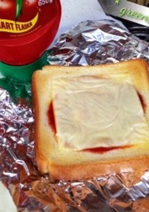 じゅわ〜っと☆簡単ピザトースト-レシピのメイン写真