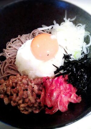 超簡単!!栄養たっぷりキムチ蕎麦-レシピのメイン写真