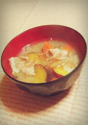 さつまいもの味噌汁☆-レシピのメイン写真