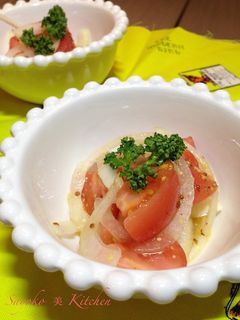 トマトのハニーマスタードサラダ-レシピのメイン写真