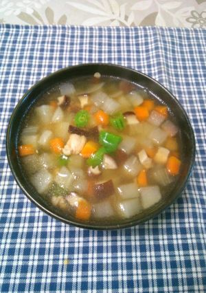 残り野菜と鶏肉で のっぺい汁♪-レシピのメイン写真