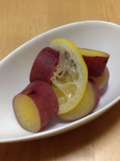 サツマイモのレモン煮-レシピのメイン写真