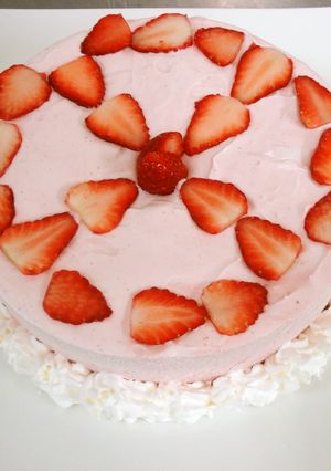 いちごのムースケーキ(18cm)-レシピのメイン写真