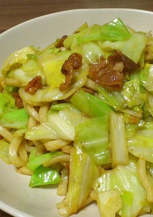 焼肉のタレで焼きうどん♪-レシピのメイン写真