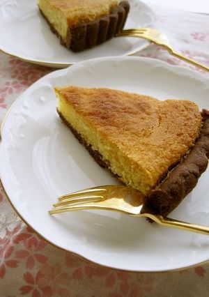 身近な材料で焼きホワイトチョコタルト-レシピのメイン写真