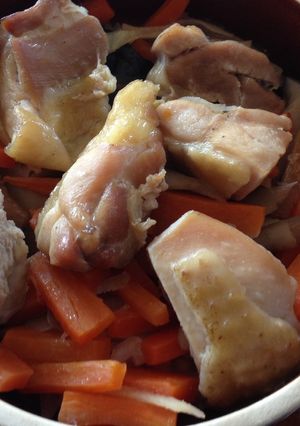 鶏ごぼう釜飯☆駅弁の釜飯を利用！-レシピのメイン写真