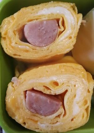 ウインナー入り卵焼き-レシピのメイン写真