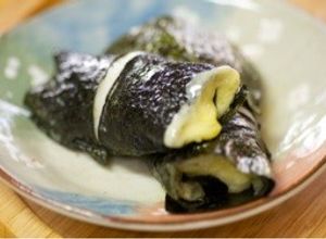 切り餅レンジで1分★海苔巻きチーズ-レシピのメイン写真