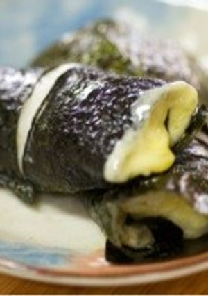 切り餅レンジで1分★海苔巻きチーズ-レシピのメイン写真