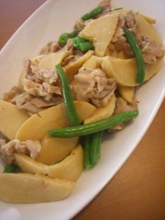 筍と豚肉の塩バター炒め-レシピのメイン写真