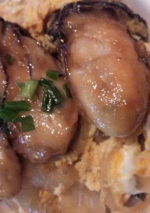 牡蠣の照り焼き丼-レシピのメイン写真