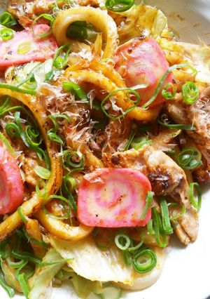 B級グルメ☆元祖讃岐うどん焼き-レシピのメイン写真