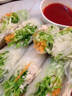 野菜たっぷり!むね肉でヘルシー生春巻き♪-レシピのメイン写真