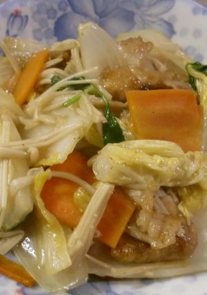 豚肉と白菜中華風炒め煮-レシピのメイン写真