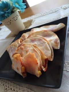 余った餃子の皮でピザ風〜-レシピのメイン写真