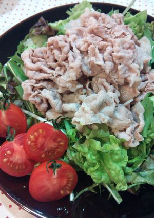 ＊やわらか温しゃぶサラダ＊-レシピのメイン写真