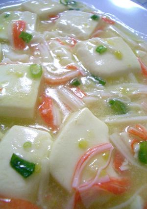 ◆我が家の定番◆カニ？？あんかけ豆腐-レシピのメイン写真