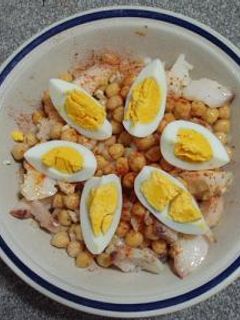 ひよこ豆とタラのサラダ-レシピのメイン写真