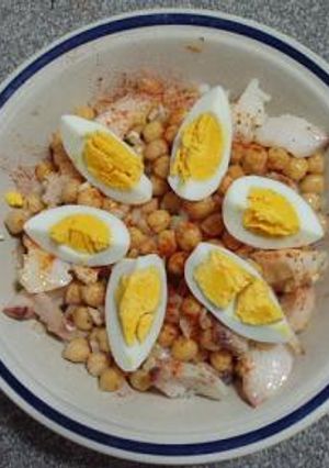 ひよこ豆とタラのサラダ-レシピのメイン写真
