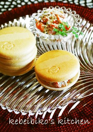 ディップをサンドしてマカロン風な前菜-レシピのメイン写真