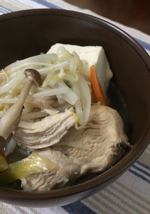 とり胸肉のスープ-レシピのメイン写真