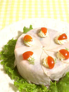 赤ワインのお寿司~ケーキ風仕立て♪-レシピのメイン写真
