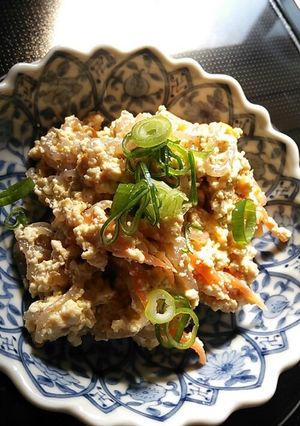 豆腐かぼちゃふわふわ白あえ☆甘味噌仕立て-レシピのメイン写真