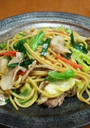 キャベツと豚肉の醤油焼そば☆-レシピのメイン写真