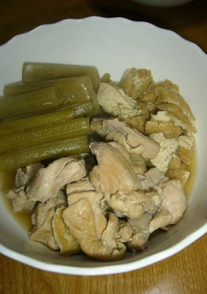 ふきと鶏もも肉の煮物-レシピのメイン写真