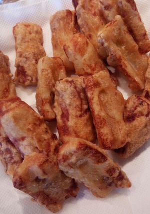 残り物カレーで♪ちくわの天ぷら-レシピのメイン写真