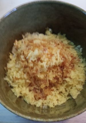 わずか1分!?揚玉とネギの醤油和え-レシピのメイン写真