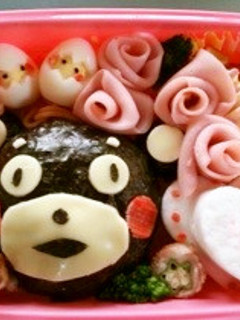 くまモンキャラ弁-レシピのメイン写真
