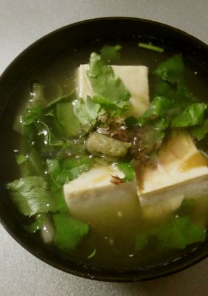 とろろ昆布と花かつおの湯豆腐-レシピのメイン写真