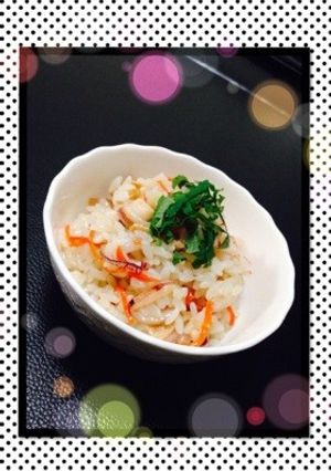ボイルヤリイカの混ぜご飯-レシピのメイン写真