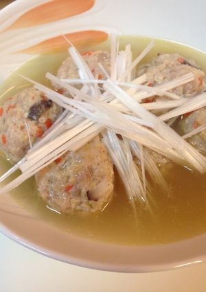 ボリュームたっぷり鶏つくねスープ-レシピのメイン写真
