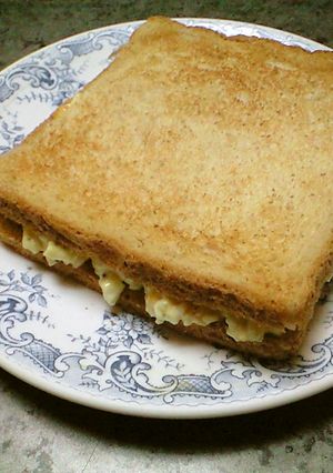 からしタルタルソースと納豆トーストサンド-レシピのメイン写真