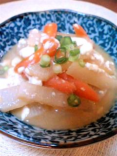 大根と豆腐の炒め煮(お袋風味)-レシピのメイン写真